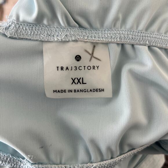 Traj3ctory Activewear Crossback Athletic Dress Blue Built-In Shorts XXL - Picture 9 of 12
